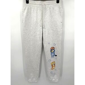 Bluey Kids Sweatpants Gray Bingo Bluey Medium Drawstring Casual